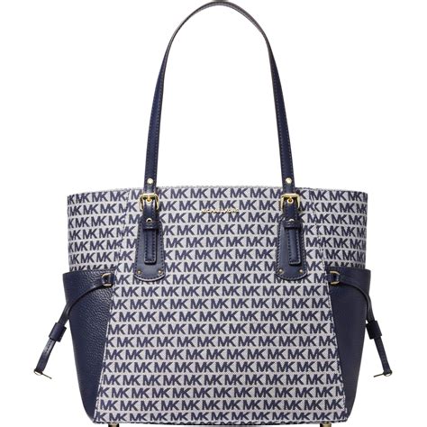 michael kors east west signature tote sequins|Michael Kors Voyager East West Signature Tote .